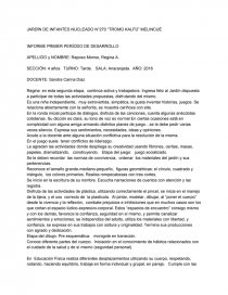 Informe Primer Periodo narrativo sala de 4 años - Trabajos - sandracdiaz Informe Primer Periodo narrativo sala de 4 años - Trabajos - sandracdiaz