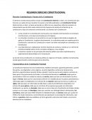 RESUMEN DERECHO CONSTITUCIONAL Derecho Constitucional y Fuentes de la Constitución