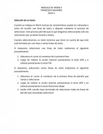 Guia de Word. Página 1