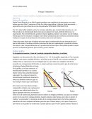 Ventajas Comparativas. Desarrollo analítico