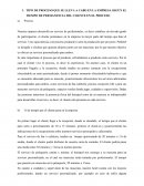 TIPO DE PROCESO QUE SE LLEVA A CABO EN LA EMPRESA SEGÚN EL TIEMPO DE PERMANENCIA DEL CLIENTE EN EL PROCESO