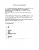 INTRODUCCIÓN A SOFTWARE