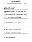 PRUEBA DE LENGUA Y LITERATURA " BAJO LA MISMA ESTRELLA"