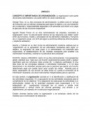 CONCEPTO E IMPORTANCIA DE ORGANIZACIÓN