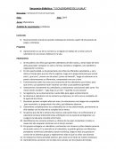 Secuencia didáctica: “ El CALENDARIO DE LA SALA”