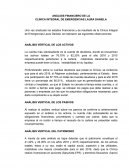 ANÁLISIS FINANCIERO DE LA CLINICA INTEGRAL DE EMERGENCIAS LAURA DANIELA