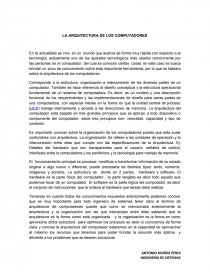 LA ARQUITECTURA DE LOS COMPUTADORES. Página 1
