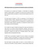 VMT lícita por primera vez concesiones de transporte colectivo en El Salvador