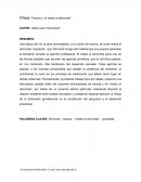 Trauma y el miedo al derrumbe