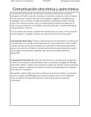 Comunicación sincrónica y asincrónica