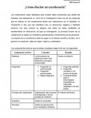 ¿Cómo diseñar un cuestionario?