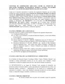 CONVENIO DE COOPERACIÓN EDUCATIVA ENTRE EL INSTITUTO DE EDUCACIÓN SUPERIOR TECNOLÓGICO PÚBLICO “SANTOS VILLALOBOS HUAMÁN” Y LA MUNICIPALIDAD PROVINCIAL DE SANTA CRUZ”