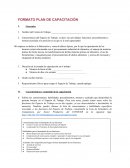 Plan capacitación