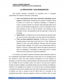 LA INNOVACIÓN Y SUS INGREDIENTES