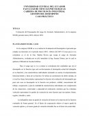 GESTIÓN DEL DESEMPEÑO CASO PRÁCTICO empresa SNOB