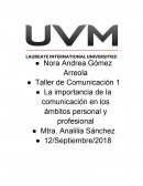 La comunicación verbal