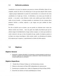Desarrollar un sistema informático el cual permita a muchas empresas la venta de sus productos. Página 1