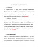 CLASIFICACION DE ALGUNOS PROCESOS