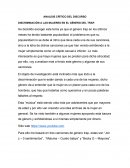 Discriminación a las mujeres en el trap