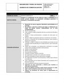 DESCRIPCIÓN. GERENTE COMERCIAL IP