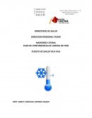 PLAN DE CONTINGENCIA DE CADENA DE FRIO 2018