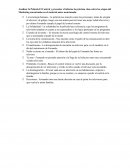 Analizar la Película El Control y presentar el informe la próxima clase sobre las etapas del Marketing encontradas en el material antes mencionado