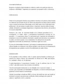 Actividad de Reflexión practica clinica basada en evidencias