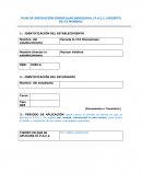 PLAN DE ADECUACIÓN CURRICULAR INDIVIDUAL (P.A.C.I.)