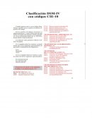 Clasificacion de transtornos infancia y adolescencia