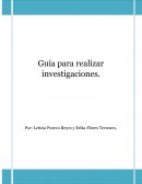 Gia para realizar investigaciones