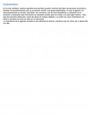 La importancia de la agenda personal