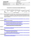 Transmisión de Lineamientos Globales OHS Ericsson