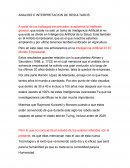 ANALISIS E INTERPRETACION DE RESULTADOS Inteligencia Artificial