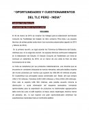 BENEFICIOS Y CUESTIONAMIENTOS DEL TLC PERÚ-INDIA
