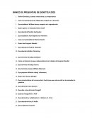 BANCO DE PREGUNTAS DE GENETICA 2019