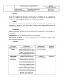 PROCEDIMIENTO EQUIPAMIENTO