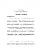 Metodologia. Tipo y diseño de investigación