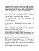 NATURALEZA JURIDICA DEL DERECHO AMBIENTAL