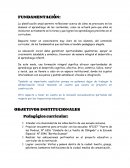 La planificación anual. Gestión y organización