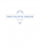 TAREA TALLER DE LENGUAJE