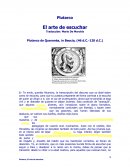 Plutarco: Arte de escuchar