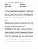 Lectura: Ámbitos de validez del derecho internacional