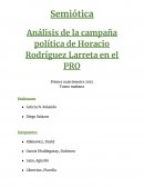 Análisis de la Campaña Política de Horacio Rodríguez Larreta
