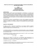 PRACTICA EFECTO DE LA CONCENTRACIÓN SOBRE EL ESTADO DE EQUILIBRIO DE UNA REACCIÓN COLORIDA