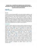 Gestion de riesgo empresarial