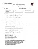 Prueba de lectura comprensiva: “La cama mágica de Bartolo”