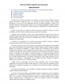 Historia y Política Argentina de la Educación