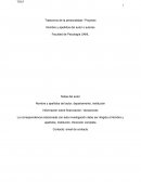 Trastornos de la personalidad / Proyecto