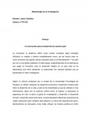 La innovación para el desarrollo de nuestro país