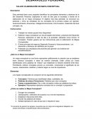 DESARROLLO PERSONAL TALLER: ELABORACIÓN DE MAPA CONCEPTUAL